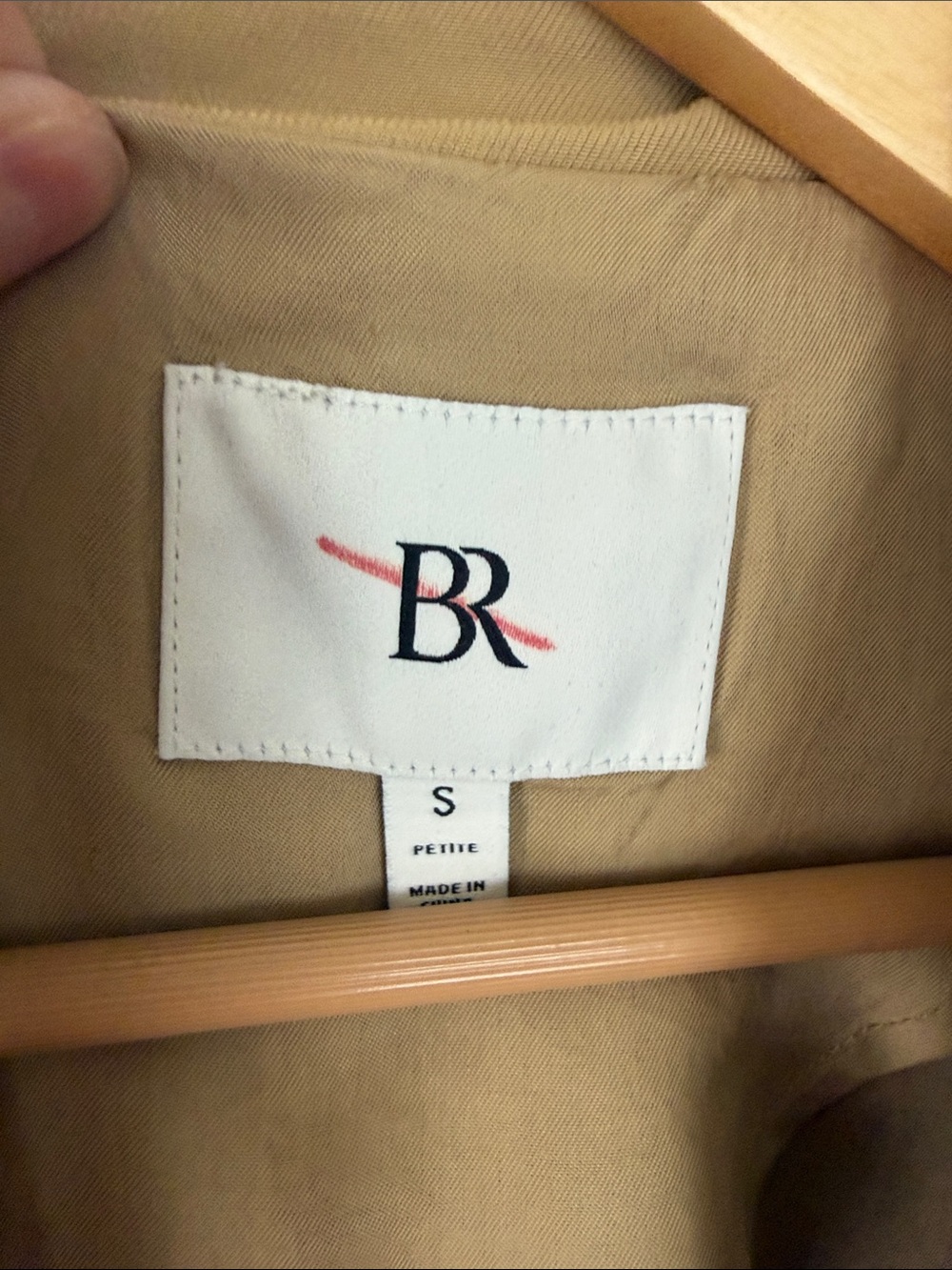 Banana Republic Tan Double-Breasted Blazer Small Petite - Picture 2 of 6